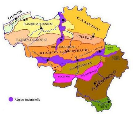 Régions de Belgique