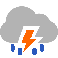 Pluie localement orageuse